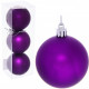 Набор шаров  6см 3шт фиолетовый 183-872,864